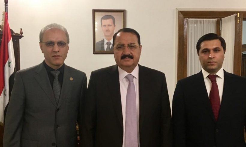 Встреча с Чрезвычайным и Полномочным Послом Сирийской Арабской Республики в РФ